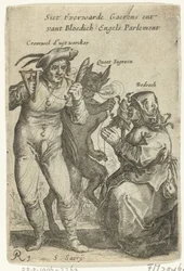 Cartoon on Cromwell, c. 1652-1654
Siet t