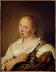 Retrato de um Jovem Camponês Flamengo de Salomão de Bray (1597-1664)