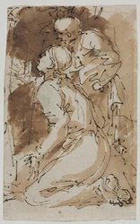 Estudos de figuras, c. 1640-1649.