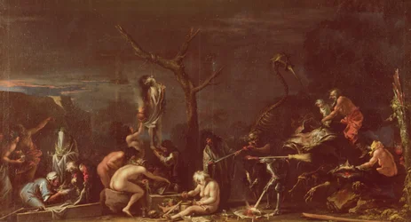 Cena de Bruxas (óleo sobre tela)