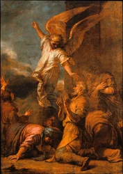 O anjo que deixa a casa de Tobias