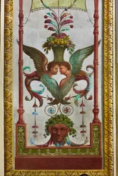 Frisos decorativos em estilo pompeiano (fresco)