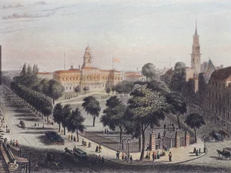 Vista de Nova Iorque, Estados Unidos da América Século XIX Imprimir