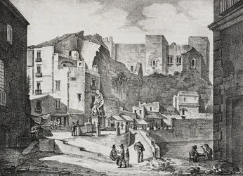 Vista da Piazza della Fontana dell