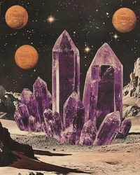 Planeta Cristal Roxo