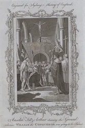 Anselm Fitz-Arthur reivindicando o terreno onde Guilherme, o Conquistador, ia ser enterrado (gravação)