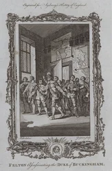 Felton assassinando o Duque de Buckingham (gravura)
