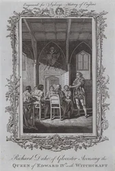 Richard Duque de Glocester Acusando a Rainha de Edward IVth com Bruxaria (gravação)