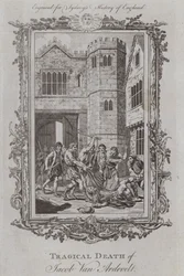 Tragical Death of Jacob Van Ardevelt (gravura)