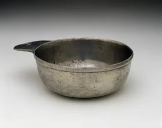 Porringer, c. 1775-1825 (estanho)