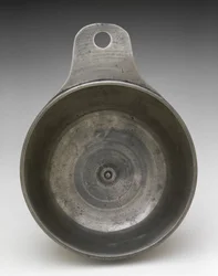 Porringer, c. 1775-1825 (estanho)