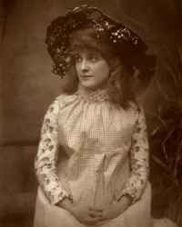 Minnie Palmer, atriz americana, 1884