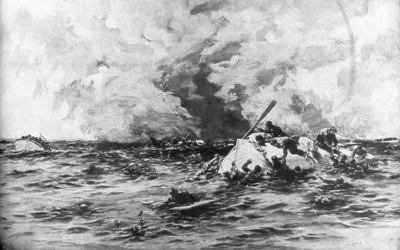 As embarcações salva-vidas da RMS Lusitania, 7 de maio de 1915, 1926