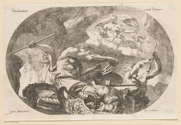 Vulcano e Vênus Vulcanus com Vênus (título no objeto) Diversos ontwerpen (título da série) Várias Obras Históricas, Poéticas e Iconológicas (título da série)