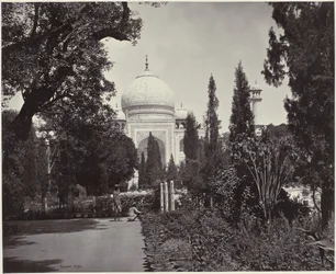 Vista do Taj Mahal e do seu jardim
O Taj, do Jardim (título original)
O Taj (título sobre o objecto)