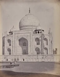 Agra. O Taj, o centro da cidade principal