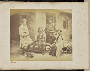 Darjeeling; grupo de bhutias