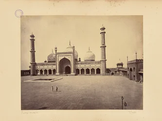 Deli; a Jumma Musjid, a mesquita e o pátio quadrangular