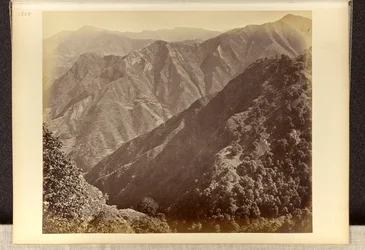 Simla; os «Khuds» a norte de Jakko, vistos de Elysium Hill