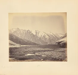 Vista do passo de Taree, cordilheira de Spiti