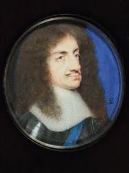 Carlos II (aguarela em velino)