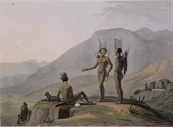 Bush-Men Hottentots Armed for an Expedition, placa 2 de 