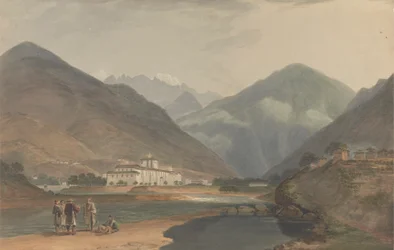 A antiga capital de Inverno do Butão em Punakha Dzong