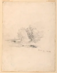 Brook e árvores