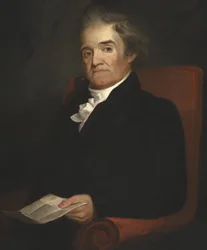 Noah Webster (1758 - 1843) (litografia a cores)