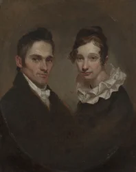 O reverendo Hiram Bingham e Sybil Moseley Bingham (1789-1869; 1792-1848)