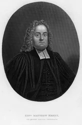 Matthew Henry 1662-1714, comentarista bíblico e clérigo inglês, século XIX.