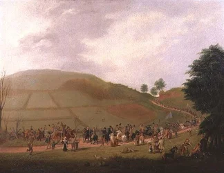 A Procissão Eleitoral de Sir William Miles (1797-1878) (óleo sobre tela)