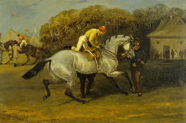 Montagem Jockey (óleo sobre tela)
