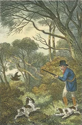 Caça à galinhola, 1819