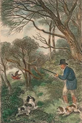 Caça à galinhola, 1819