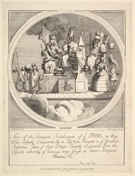 Alguns dos principais habitantes da Lua, como foram perfeitamente descobertos em ..., 1 de maio de 1788.