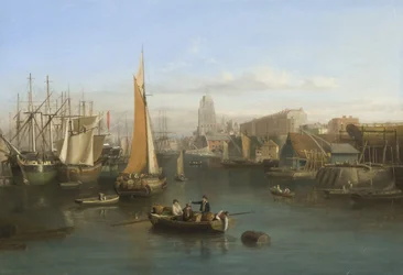 St Mary Redcliffe and Redcliffe Parade from Prince Street Bridge, c.1826 (óleo sobre tela)