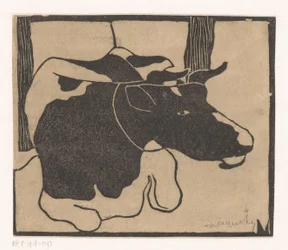 Vaca reclinada