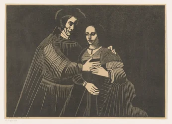 Retrato de um cavalo como figuras do Antigo Testamento, chamado 