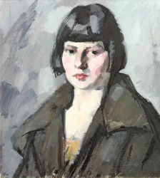 Cabeça de uma jovem garota, c.1920
