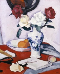 Rosas (óleo sobre tela)