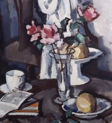 Natureza morta com rosas vermelhas, c.1931 (óleo sobre tela)