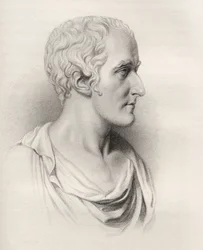 Arthur Wellesley, gravado por E. Finden, ilustração de &39;Historical Sketches of Statesmen&39; publicado em Londres, 1843