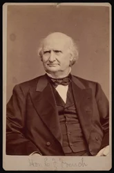 Retrato de Ezra Bartlett French 1810-1880, 1878.