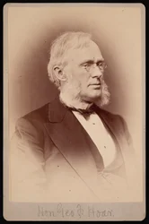 Retrato de George Frisbie Hoar 1826-1904, entre 1876 e 1880.