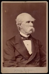 Retrato de Horace Capron 1804-1885, antes de 1885.