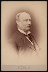Retrato de J. H. Sims, entre 1876 e 1880.