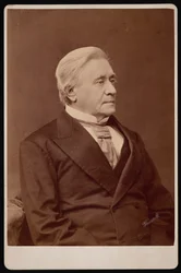 Retrato de Joseph Henry 1797-1878, dezembro de 1875.