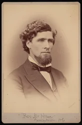 Retrato do reverendo Howe, entre 1876 e 1880.