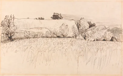 Cornfields com celeiro, Shoreham
